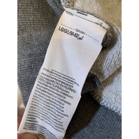 Under Armour Men's Hoodie Size L Grey Loose Fit Fleece Pullover - Picture 8 of 9